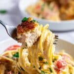 Herb Crusted Chicken with Tomato Cream Sauce Recipe