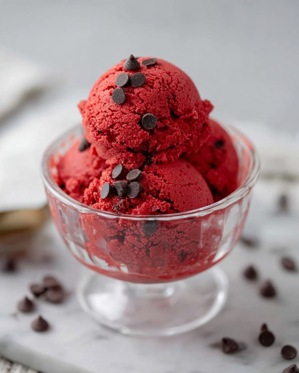 Red Velvet Edible Cookie Dough Recipe