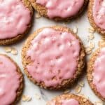 Strawberry Iced Oatmeal Cookies Recipe