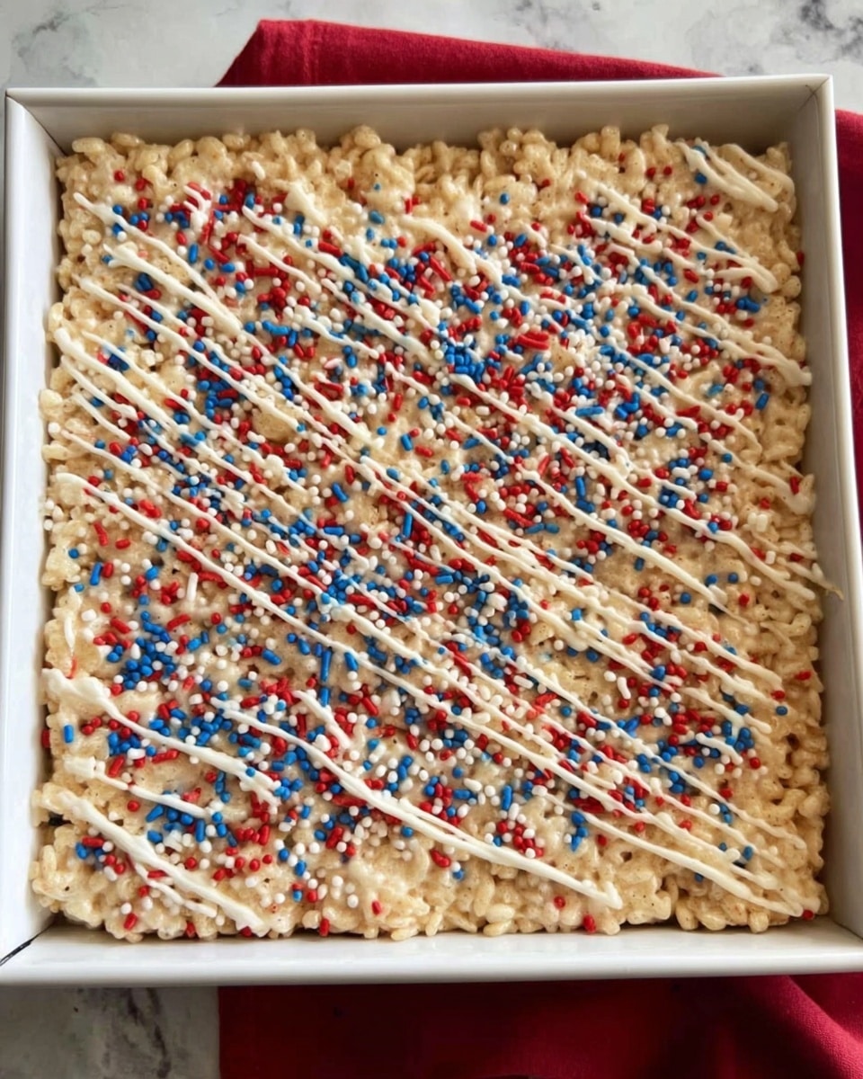 Patriotic Rice Krispie Treats Recipe