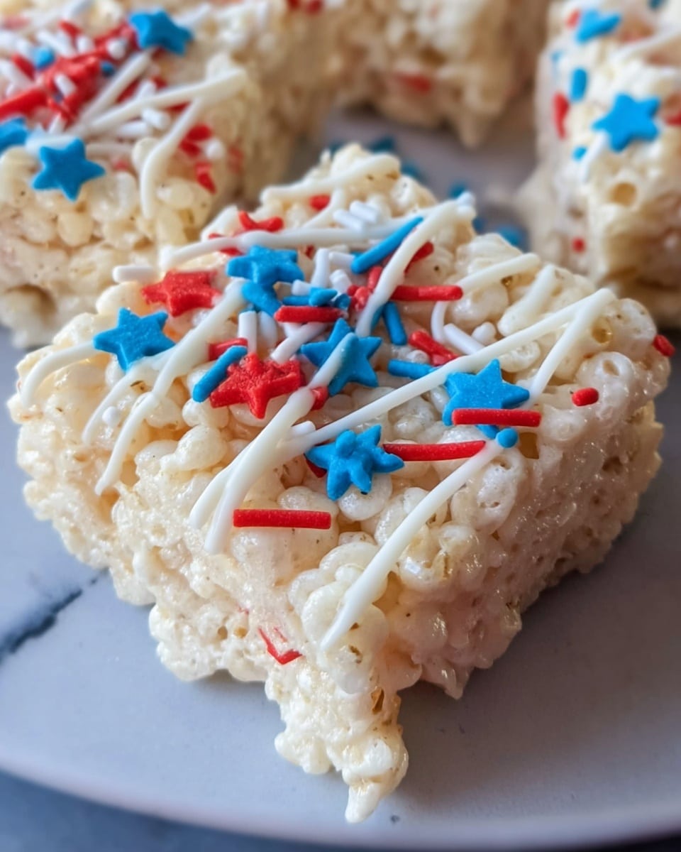 Patriotic Rice Krispie Treats Recipe