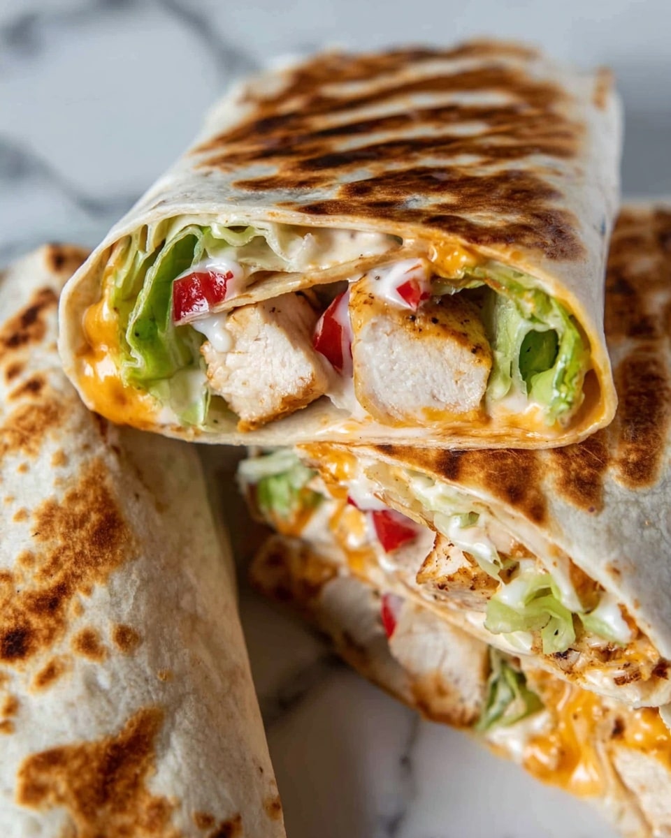 Chicken Bell Pepper Ranch Burritos Recipe