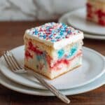Red, White & Blue Poke Cake Recipe