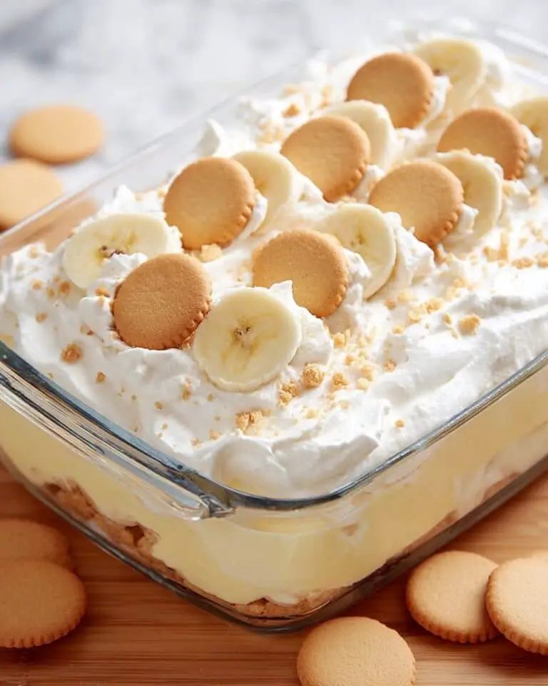 No Bake Banana Pudding Lasagna Recipe
