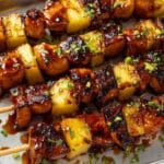 Easy Hawaiian Chicken Kabobs Recipe