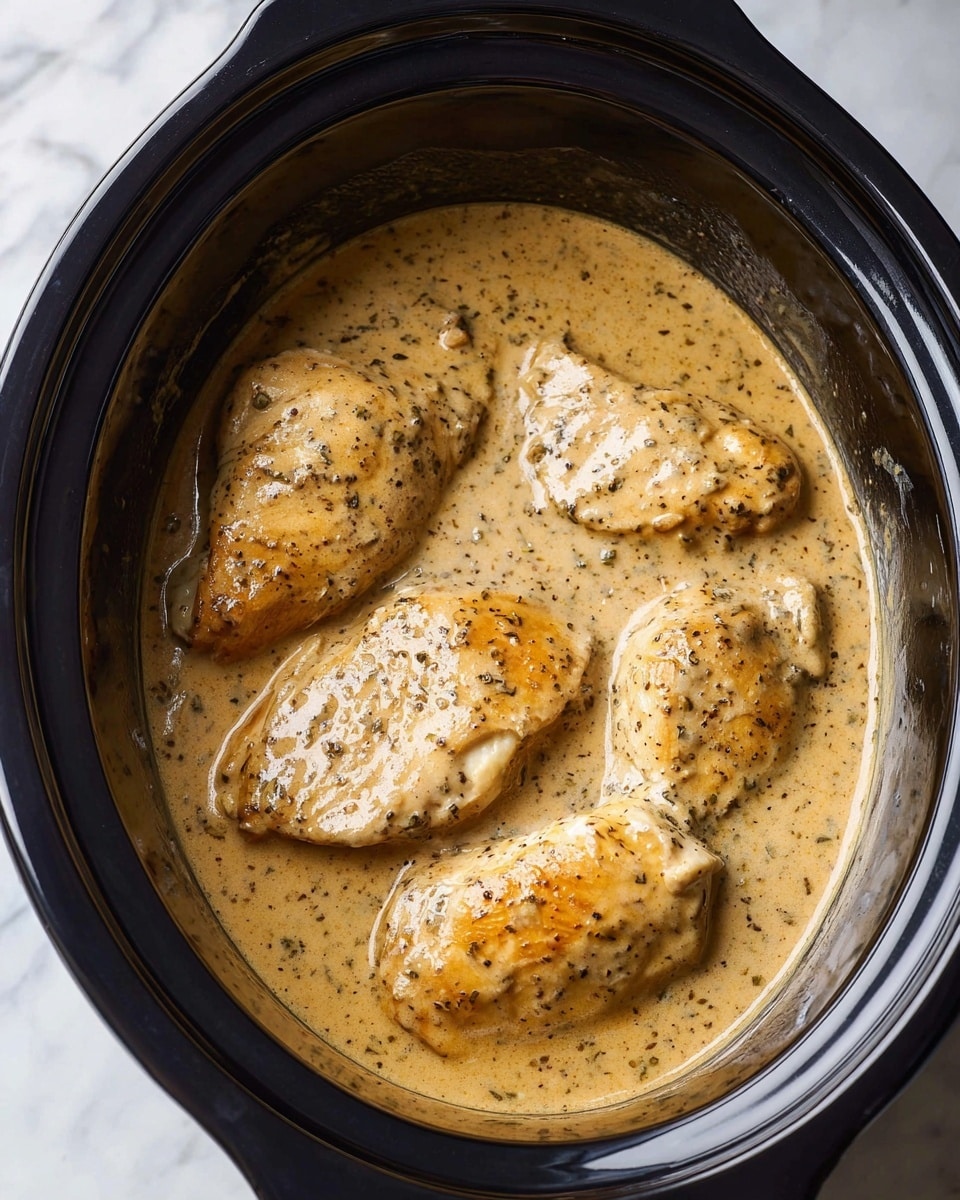 Creamy Crockpot Chicken and Gravy Recipe