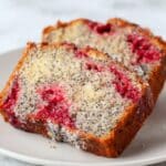 Cherry Almond Poppyseed Quick Bread