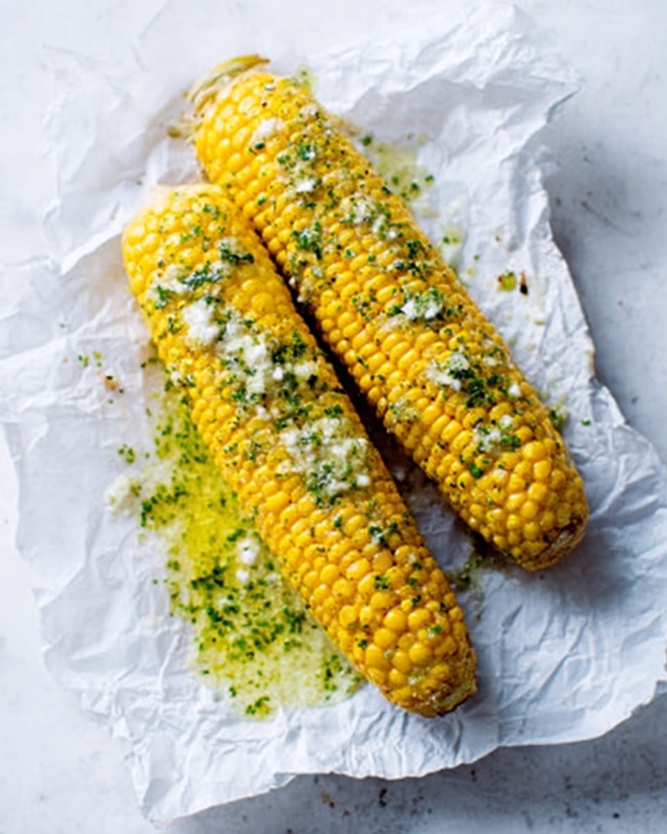 Garlic-Herb Butter Roasted Corn