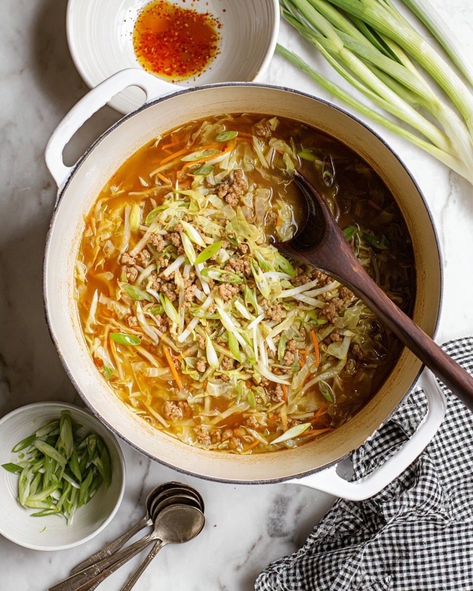 Paleo Egg Roll Soup (Whole30, AIP) Recipe