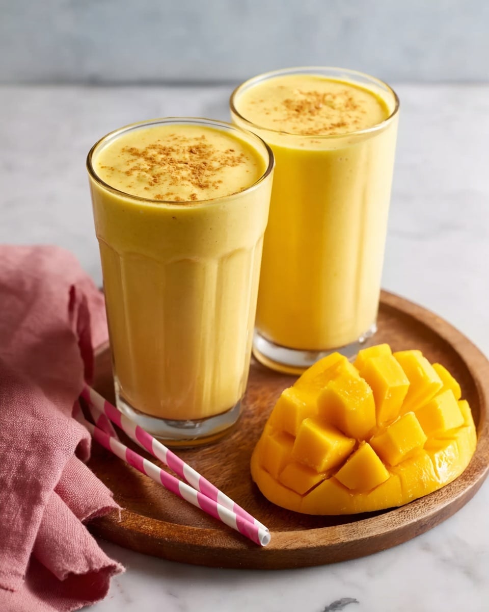 Creamy Mango Lassi Recipe