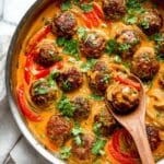Thai Turkey Meatballs in Coconut Curry Sauce Recipe