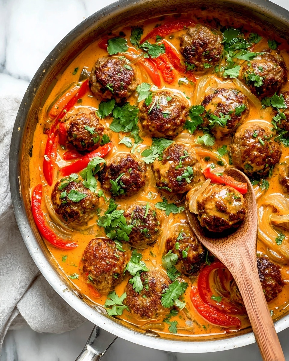 Thai Turkey Meatballs in Coconut Curry Sauce Recipe