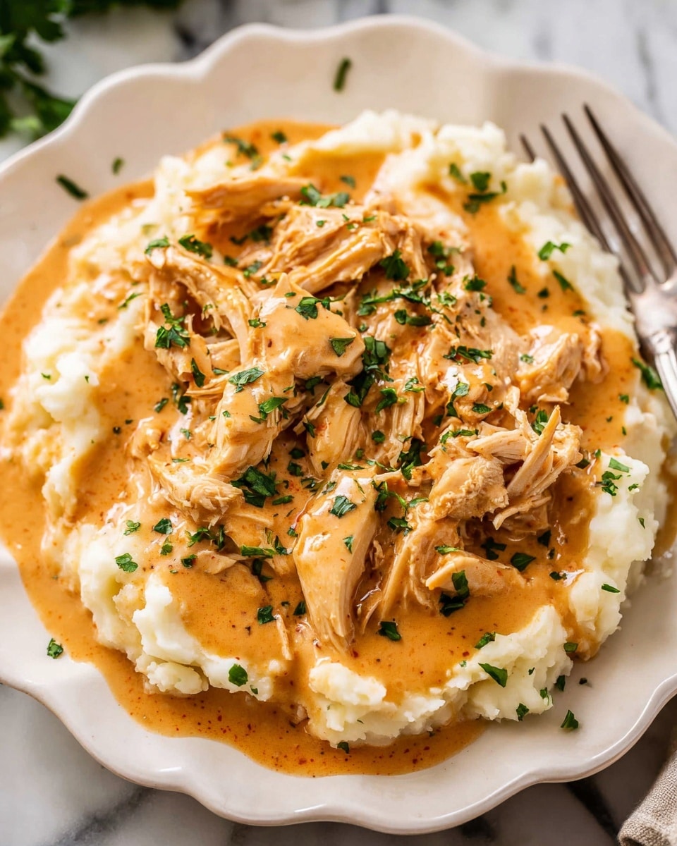 Creamy Honey Mustard Crockpot Chicken Recipe