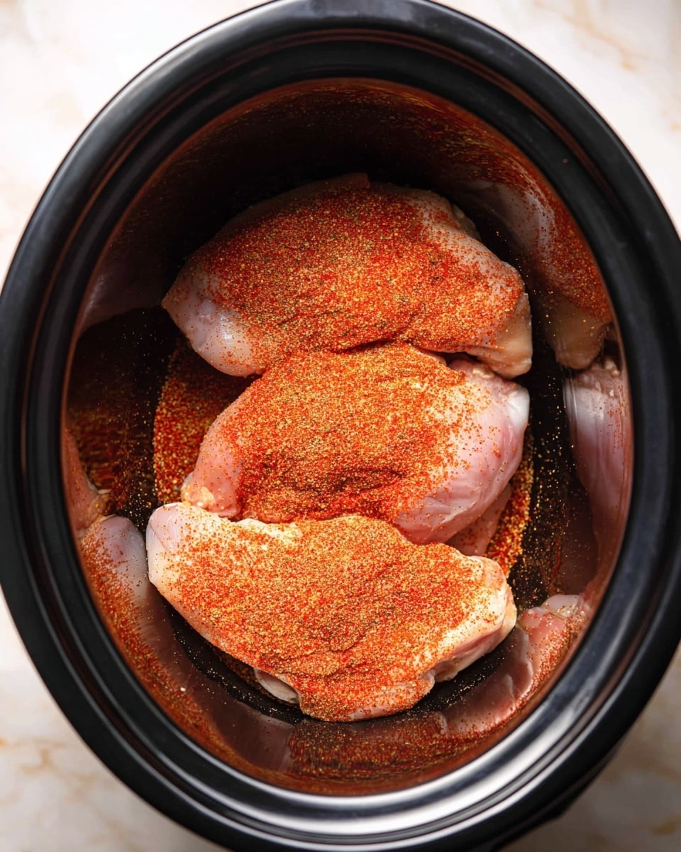 Creamy Honey Mustard Crockpot Chicken Recipe