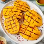 Grilled Mango with Lime, Aleppo Pepper, and Honey Recipe