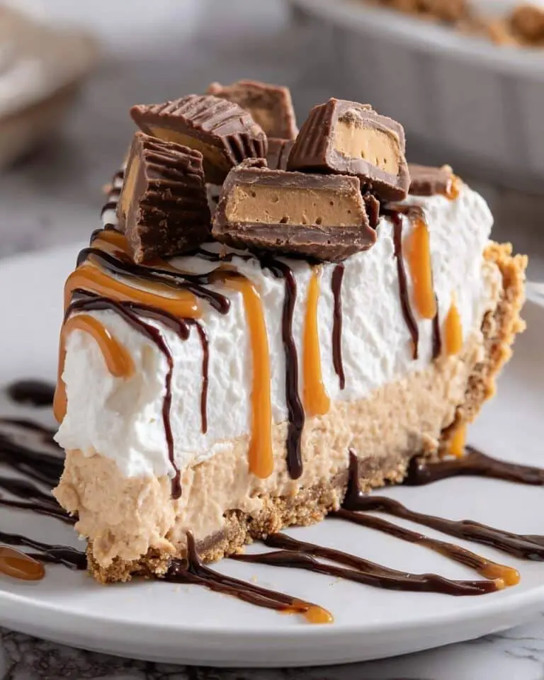 No Bake Peanut Butter Pie Recipe