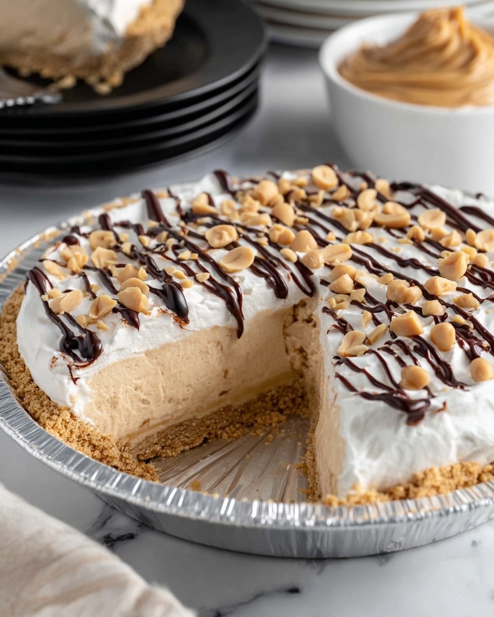 No Bake Peanut Butter Pie Recipe