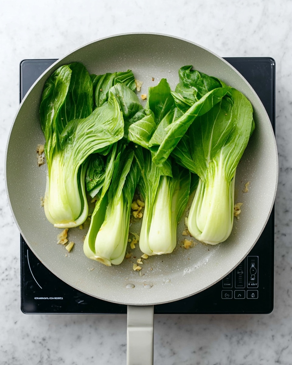 Quick Bok Choy with Garlic and Ginger Recipe