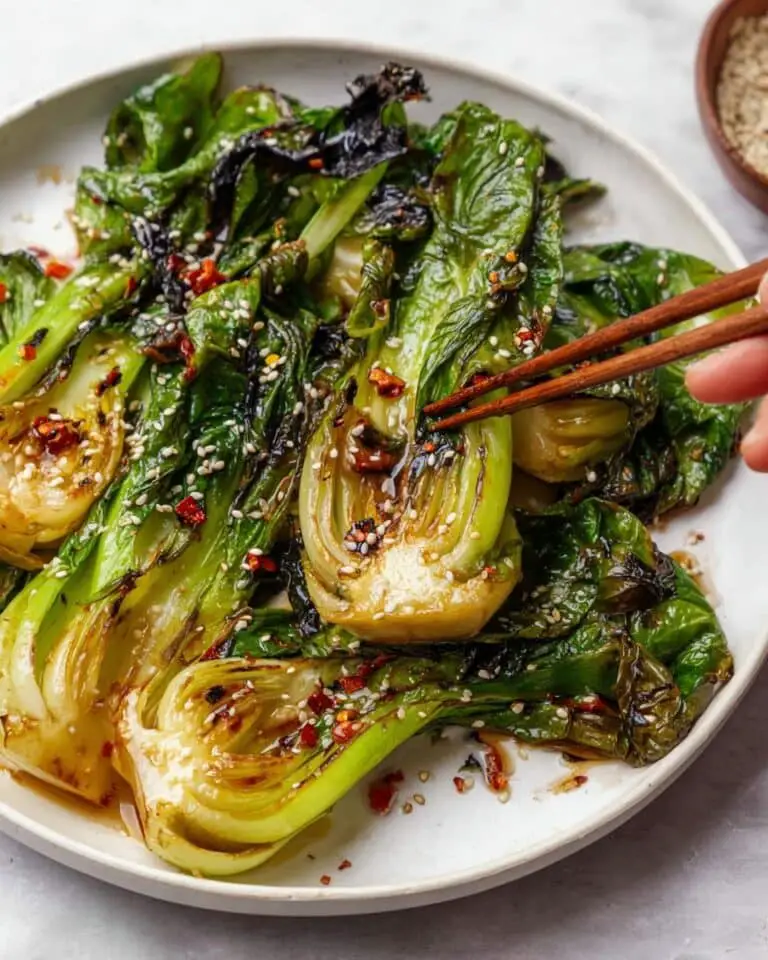 Quick Bok Choy with Garlic and Ginger Recipe
