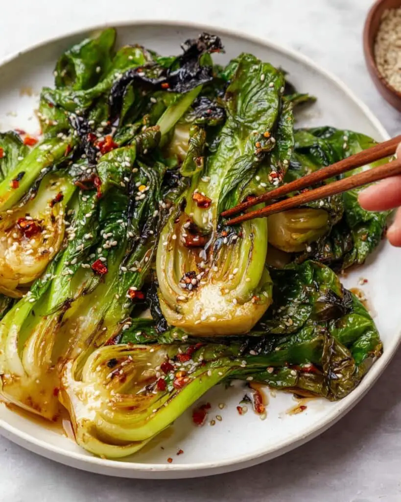 Quick Bok Choy with Garlic and Ginger Recipe
