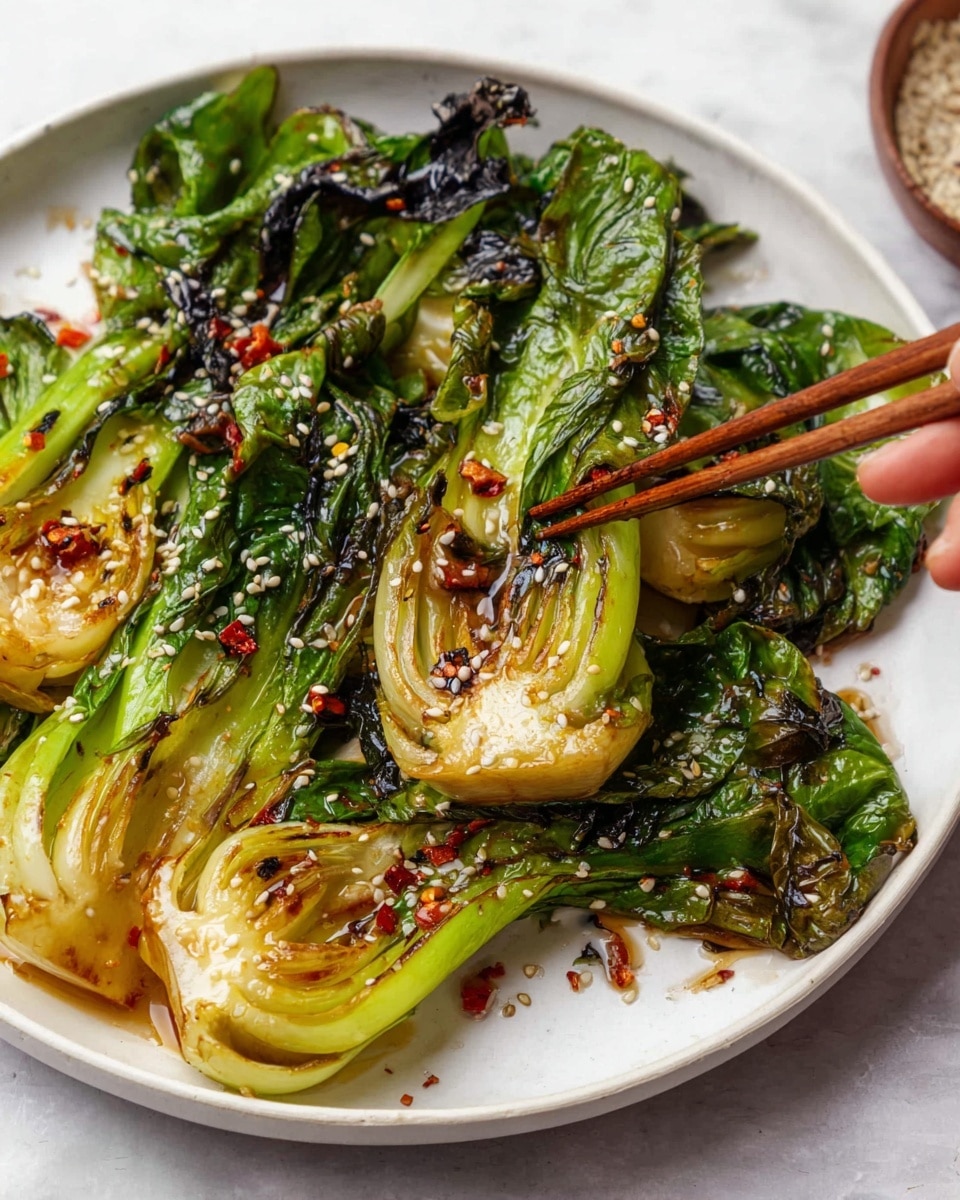 Quick Bok Choy with Garlic and Ginger Recipe