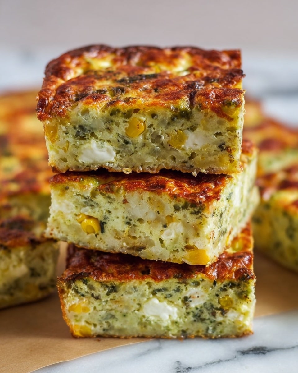 Broccoli Corn Bars Recipe