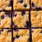 Creamy Blueberry Blondies Recipe