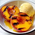 Succulent Grilled Peaches with Honey Chevre Recipe