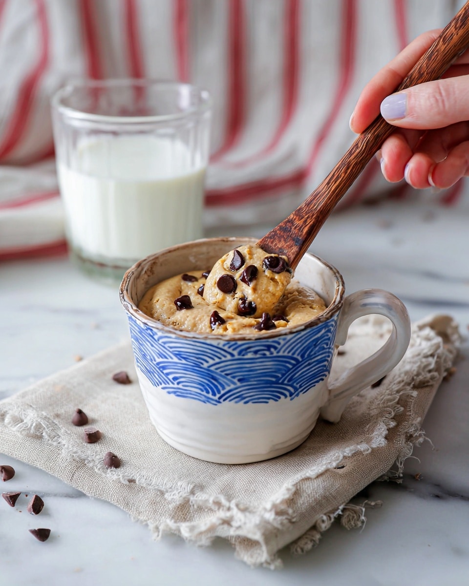 1-Minute Chocolate Chip Cookie in a Mug Recipe