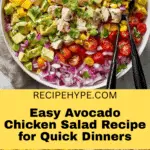 Creamy Avocado Chicken Salad Recipe