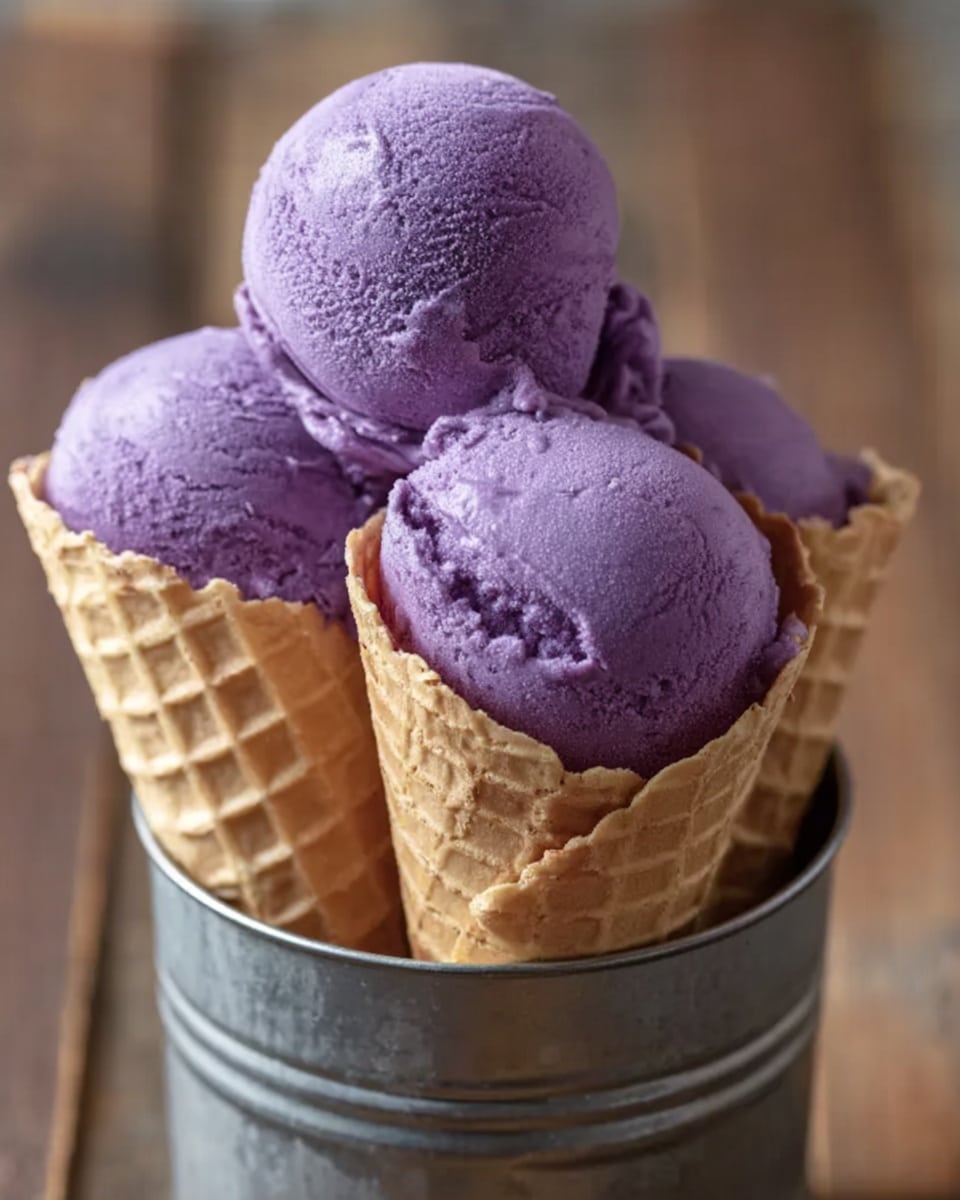 Creamy Blueberry Ice Cream Recipe