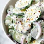 Cucumber Everything Bagel Salad Recipe