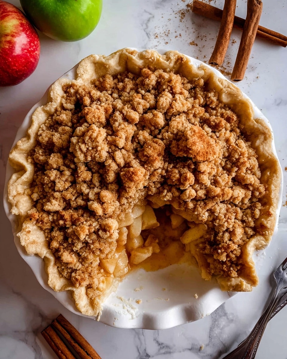 Dutch Apple Crumble Pie Recipe