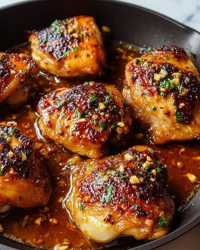 Honey Garlic Chicken Thighs Recipe