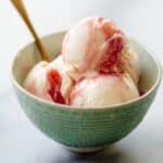 Honey Rhubarb Ice Cream Recipe