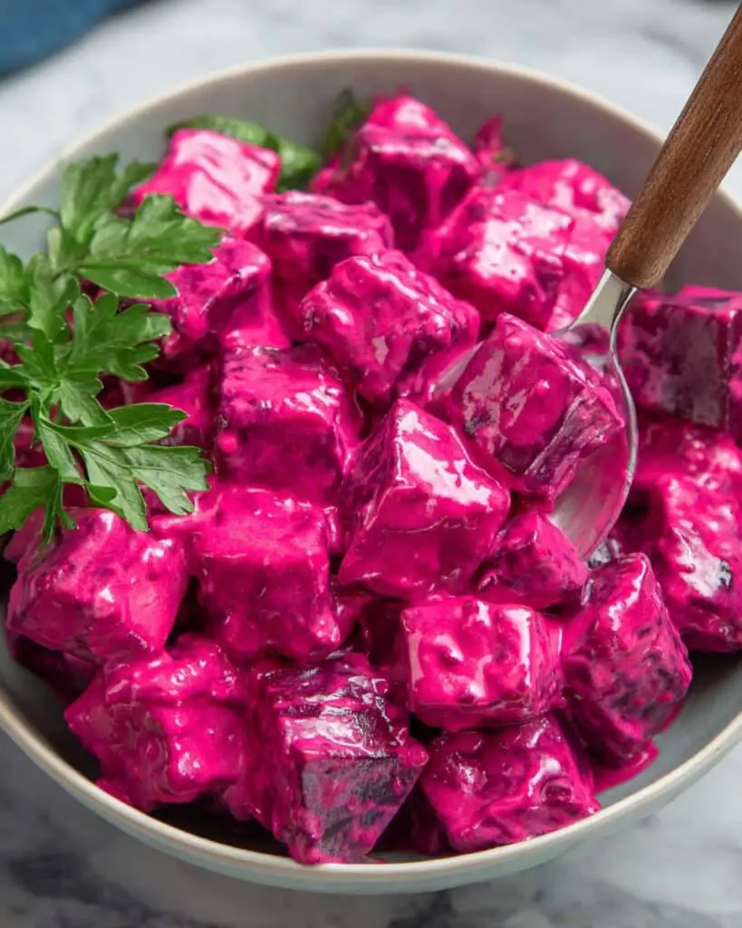 Beetroot Salad Dip with Greek Yogurt (Patzarosalata)
