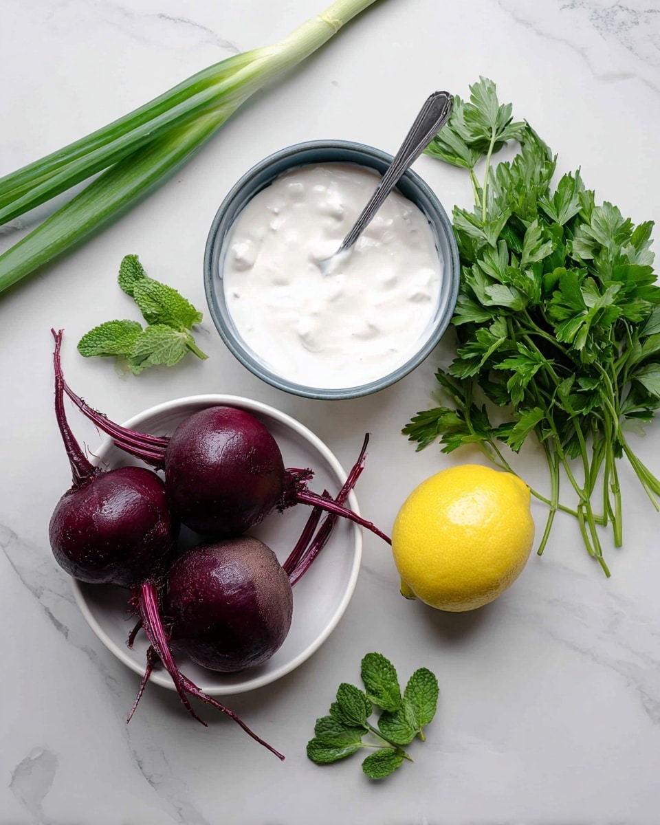 Beetroot Salad Dip with Greek Yogurt (Patzarosalata)