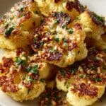 Garlic Butter Roasted Cauliflower Recipe