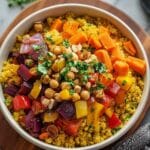 Moroccan Couscous with Roast Vegetables Recipe