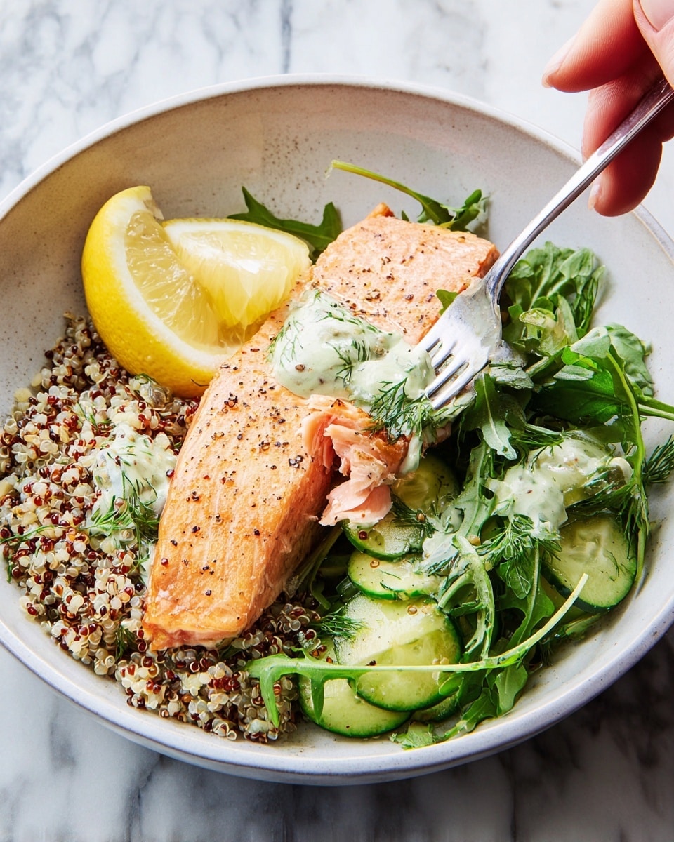 Salmon Quinoa Bowl Recipe