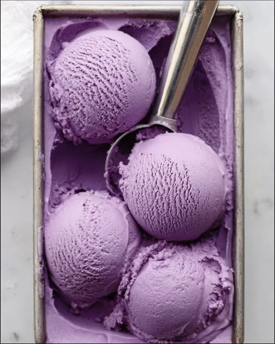 Creamy Blueberry Ice Cream Recipe