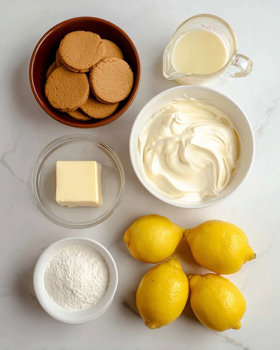 No Bake Lemon Cheesecake (6-Ingredient Recipe)