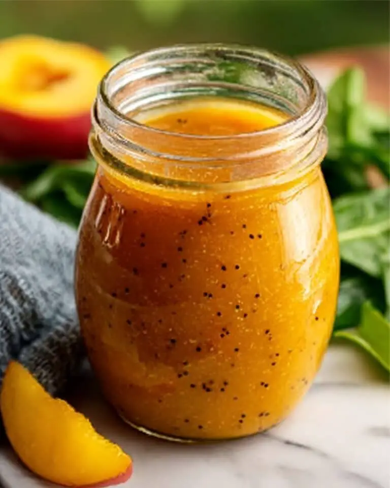 Peach Honey Dijon Balsamic Vinaigrette: Sweet Summer Delight Recipe