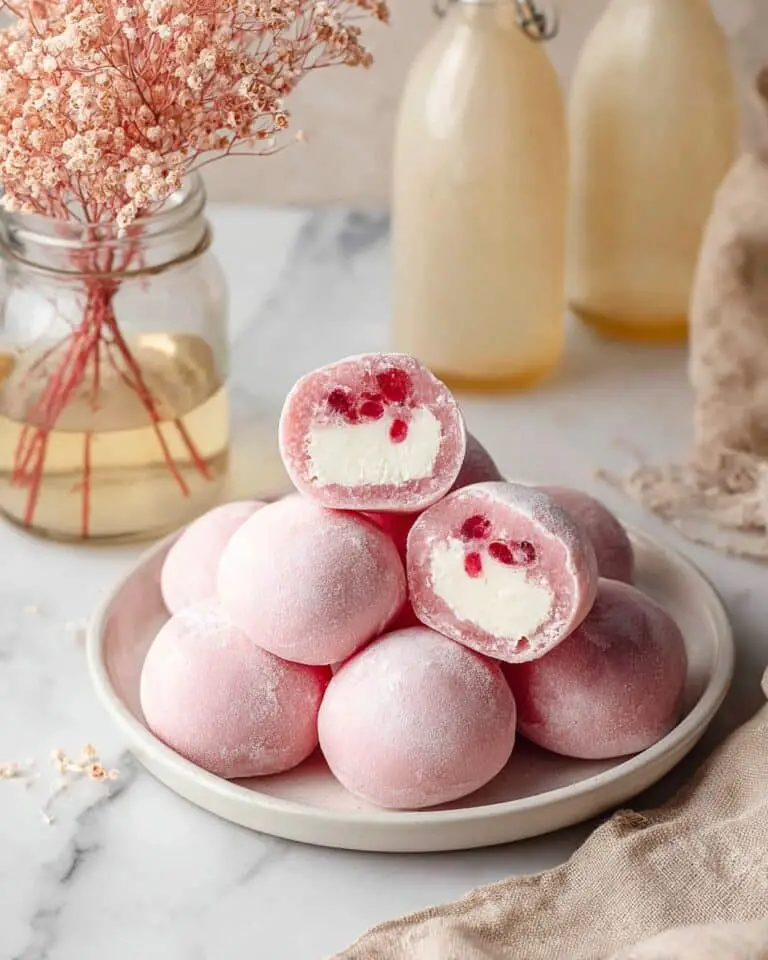 Strawberry Mochi Ice Cream Recipe