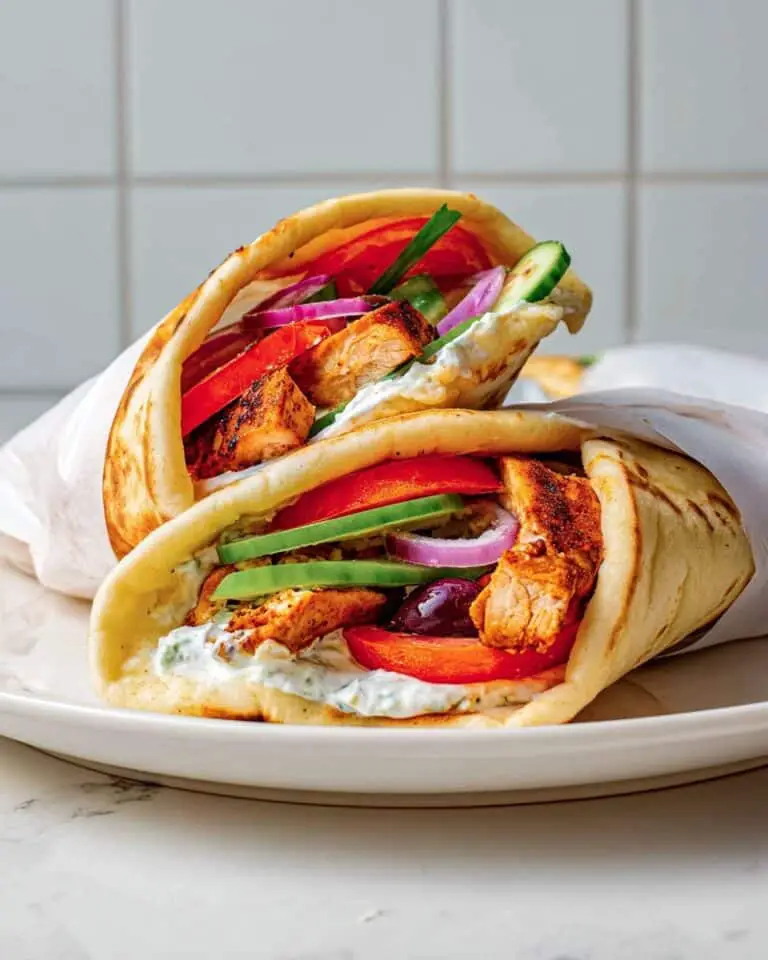Easy Greek Chicken Gyros Recipe