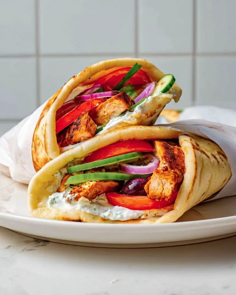 Easy Greek Chicken Gyros Recipe