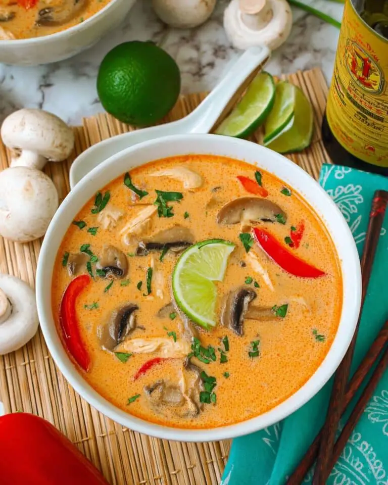 Crockpot Thai Coconut Chicken Soup Recipe