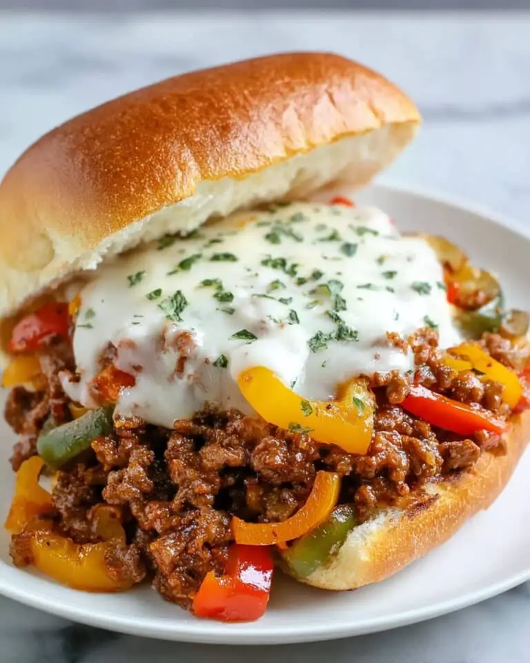 Philly Cheesesteak Sloppy Joes Recipe