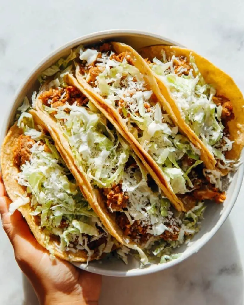 Instant Pot Hawaiian Chicken Tacos with Jalapeño Ranch Slaw Recipe