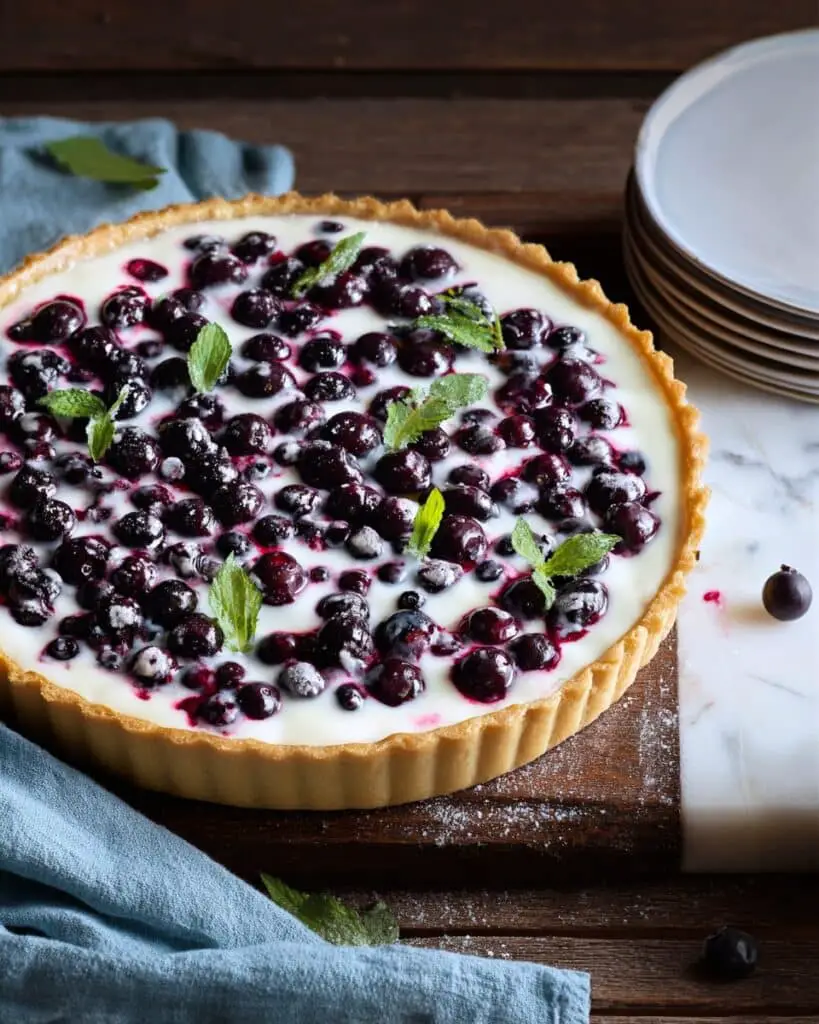 Finnish Mustikkapiirakka (Blueberry Pie) Recipe